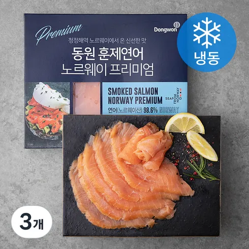 신선한 맛! 동원산업 훈제연어 마스터피스 1080g 선물세트 냉동  best 추천!